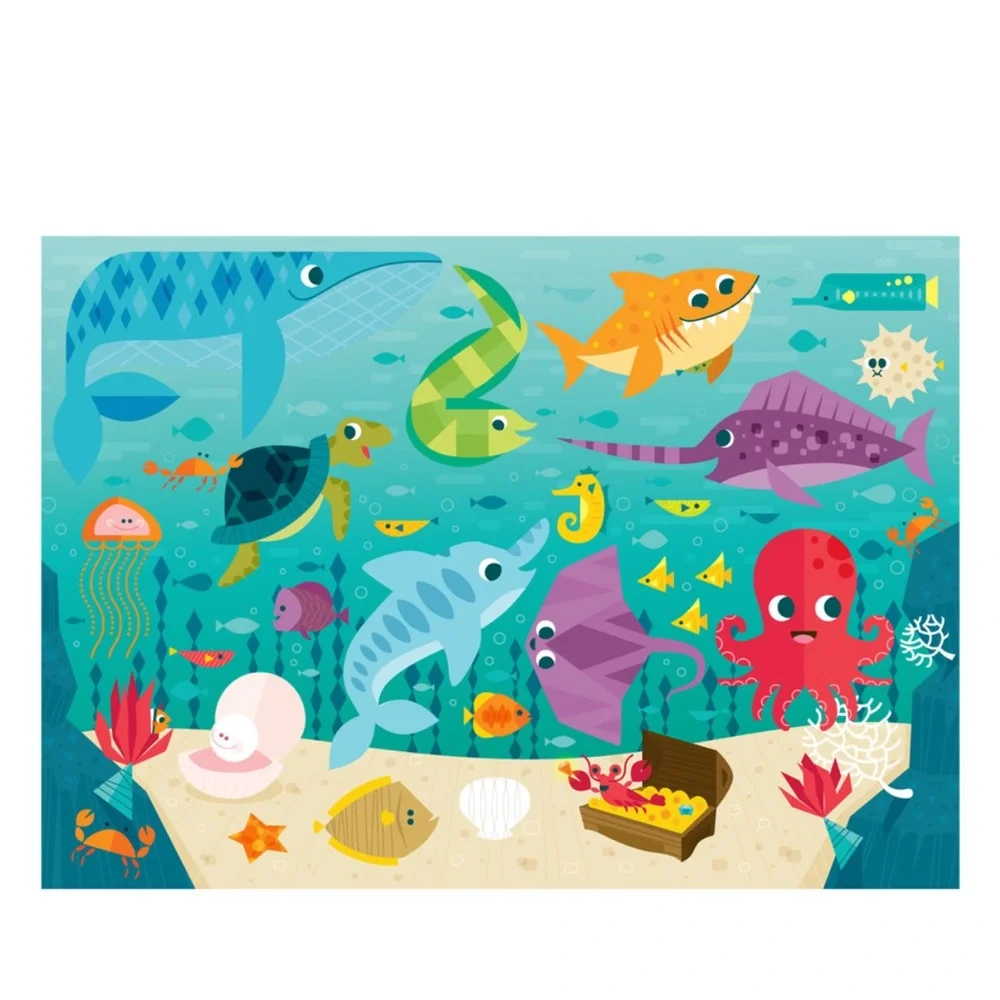 Chuckle & Roar 4 -Pack Jigsaw Puzzles‎ for Kids Age 3-6+